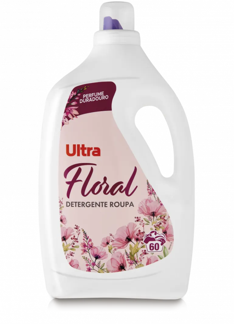 Detergente Máquina Roupa Líquido Floral