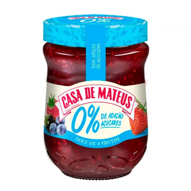 Doce de 4 Frutos sem Adição de Açúcar