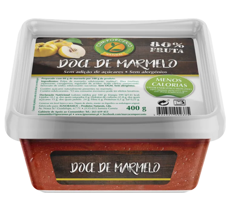 Doce de Marmelo sem Açúcar