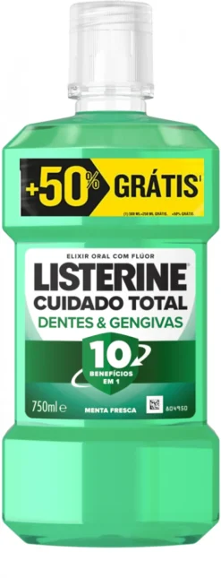 Elixir Proteção Dentes e Gengivas Menta Fresca +50% grátis