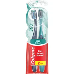 Escova de Dentes 360º Deep Clean Suave Pack 2