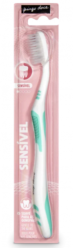 Escova de Dentes Suave para Dentes e Gengivas Sensíveis