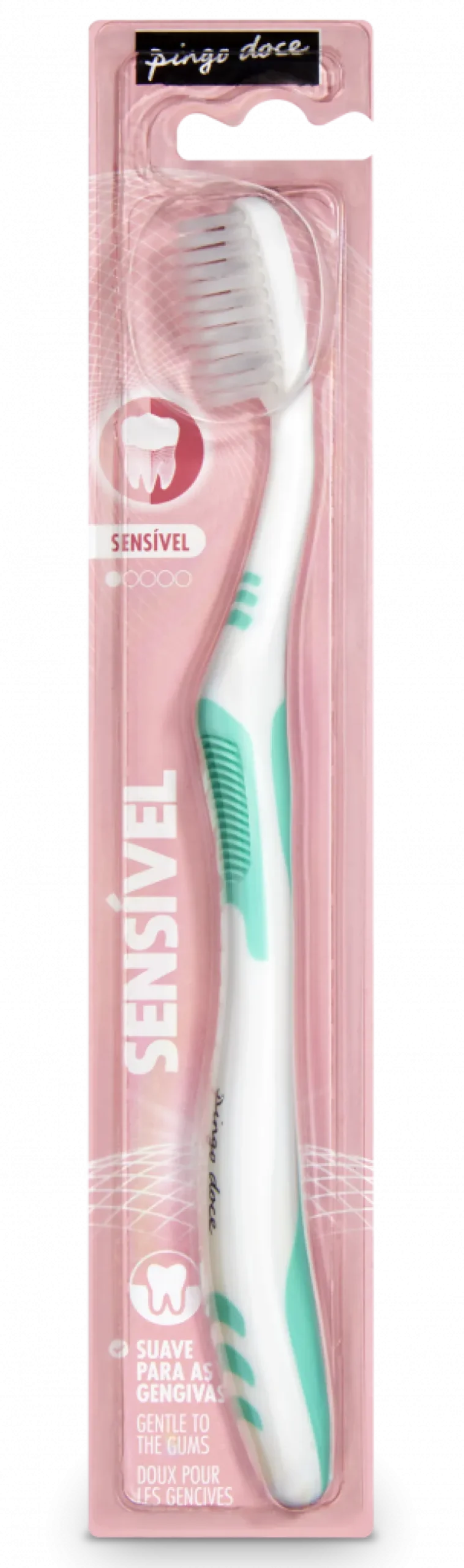 Escova de Dentes Suave para Dentes e Gengivas Sensíveis