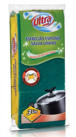 Esfregão Esponja Salva Unhas 3un