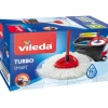 Esfregona Microfibras com Sistema Turbo Smart e Balde com Pedal