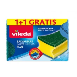 Esfregão Salva Unhas Verde Antibactérias 1+1un