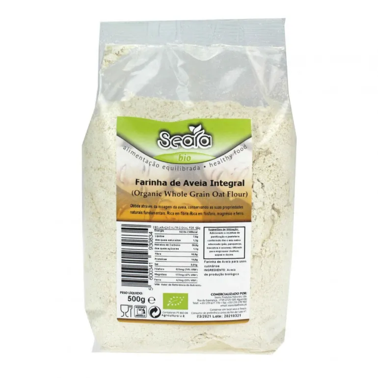 Farinha de Aveia Integral Biológica