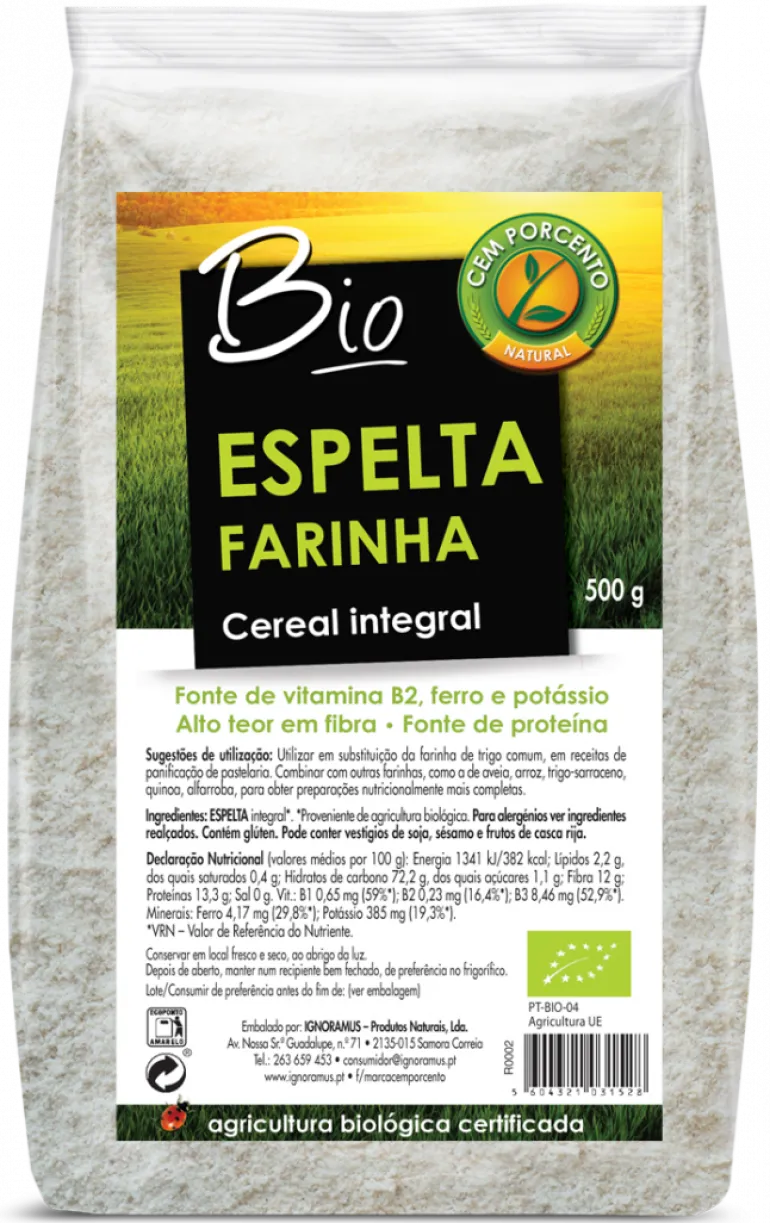 Farinha de Espelta Integral Bio