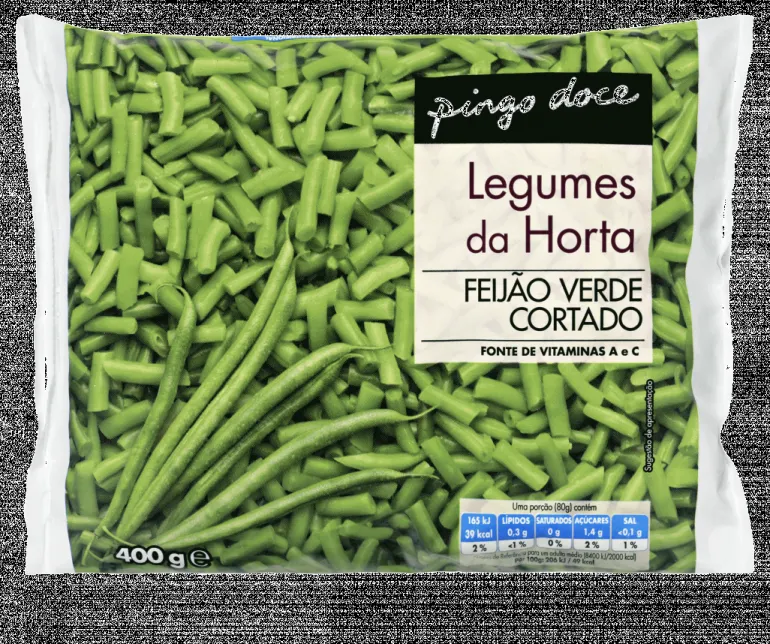 Feijão Verde Cortado Congelado