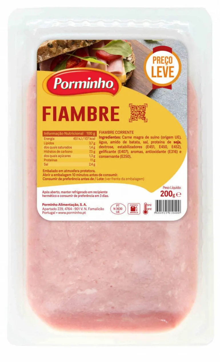 Fiambre Corrente Fatiado