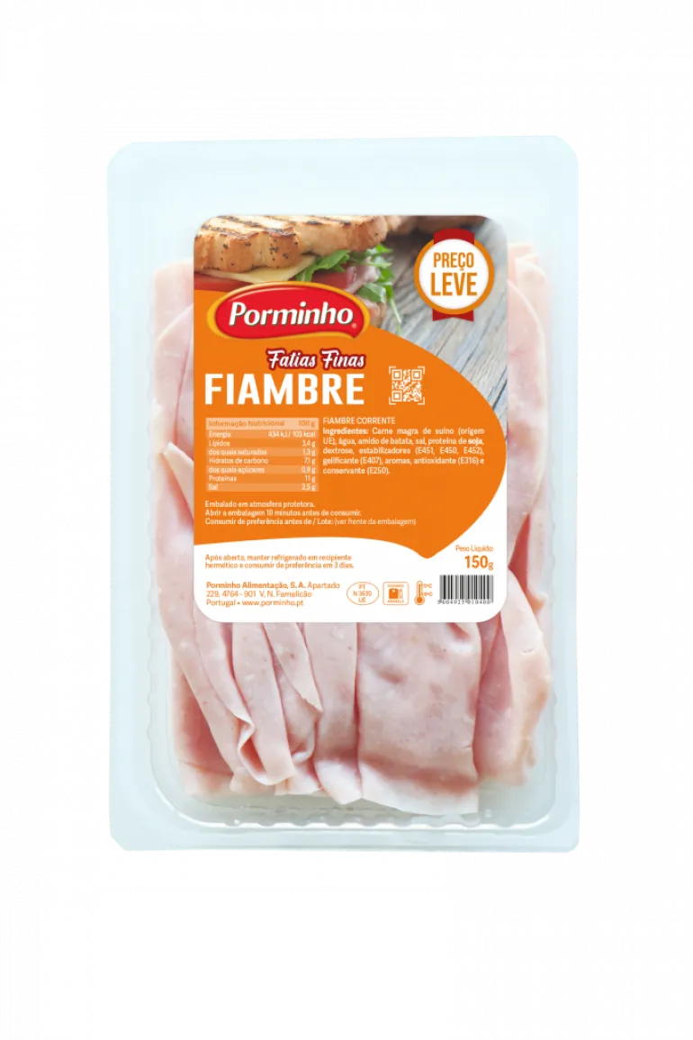 Fiambre Corrente Fatias Finas