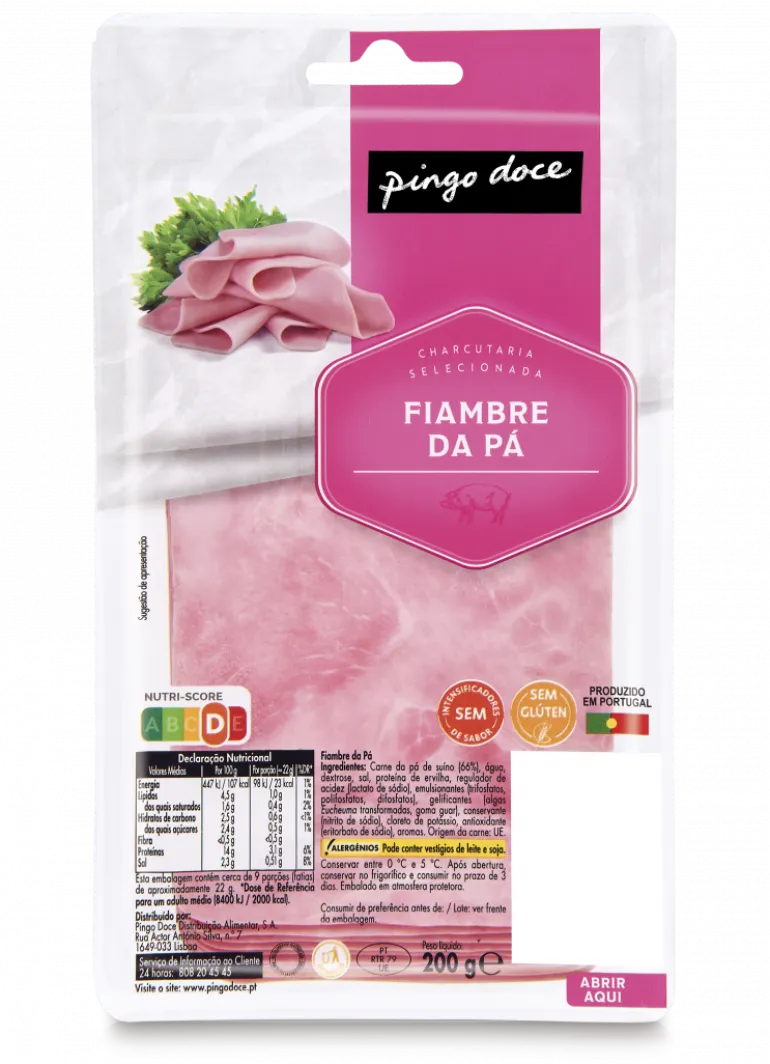 Fiambre da Pá Fatiado