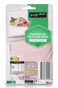Fiambre Peito de Peru Fatias Finas