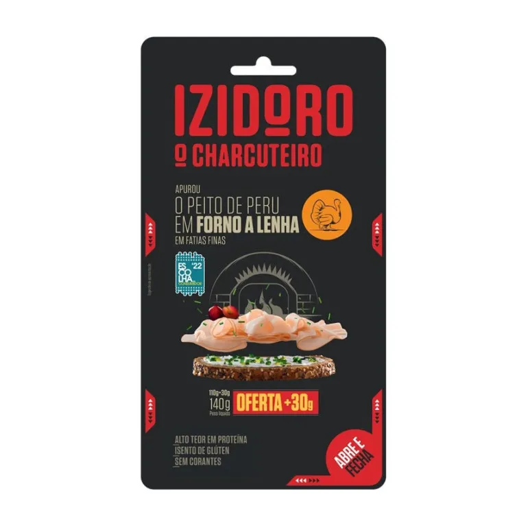Fiambre Peito de Peru Forno de Lenha