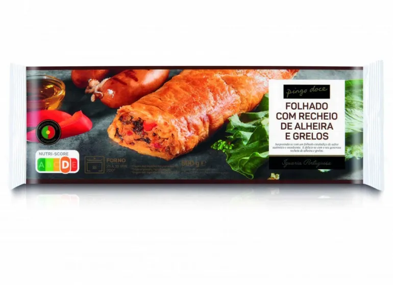 Folhado de Alheira com Grelos Congelado