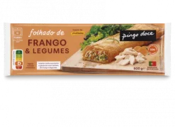 Folhado de Frango e Legumes Congelado
