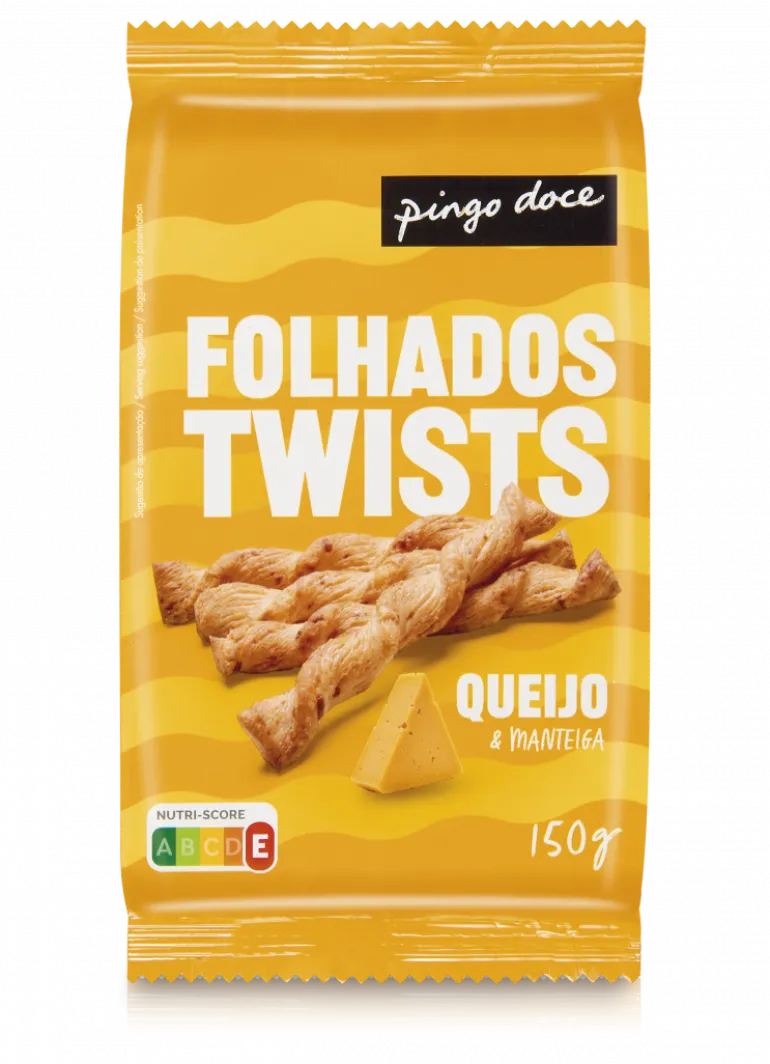 Folhados Twists de Queijo