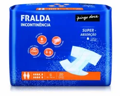 Fraldas Incontinência Absorção Super Tamanho Grande