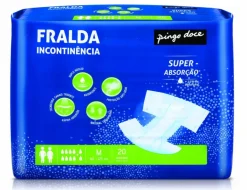 Fraldas Incontinência Absorção Super Tamanho Médio
