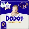 Fraldas Sensitive T0 < 3kg