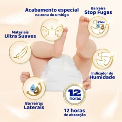 Fraldas Sensitive T1 2-5kg