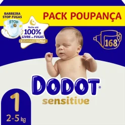 Fraldas Sensitive T1 2-5kg