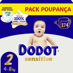 Fraldas Sensitive T2 4-8kg