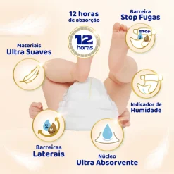 Fraldas Sensitive T3 6-10kg