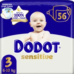 Fraldas Sensitive T3 6-10kg