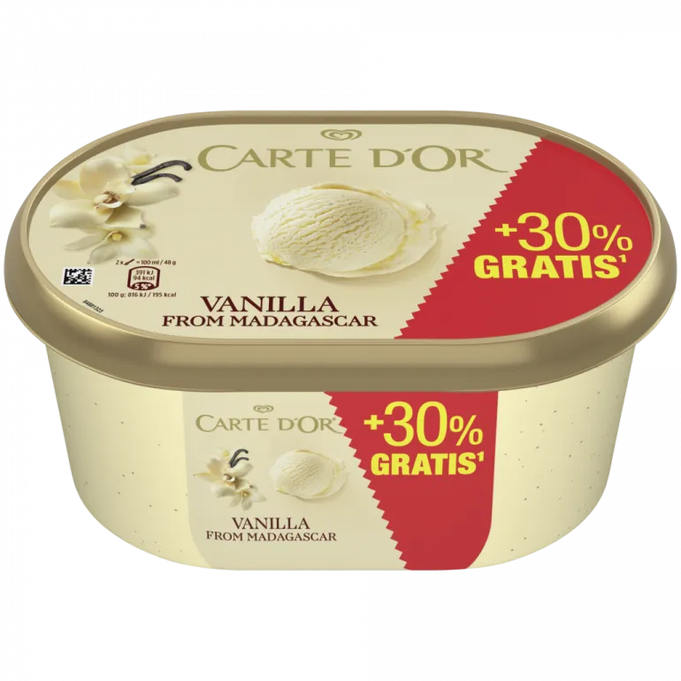 Gelado Baunilha de Madagáscar