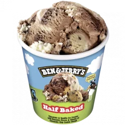 Gelado Ben & Jerry's Half Baked