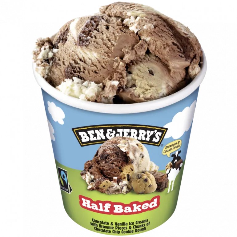 Gelado Ben & Jerry's Half Baked