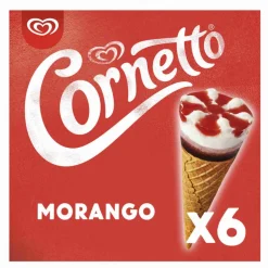 Gelado Cone de Morango