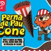 Gelado Cone Perna de Pau