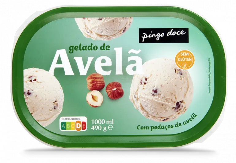 Gelado de Avelã