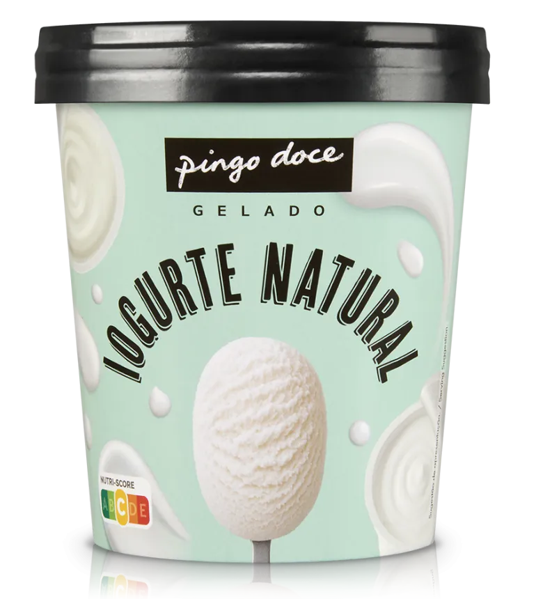 Gelado de Iogurte Natural