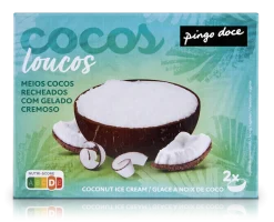 Gelado Meios Cocos