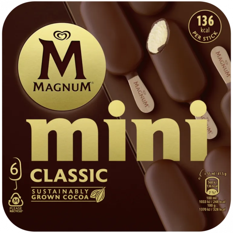 Gelado Mini Chocolate Clássico