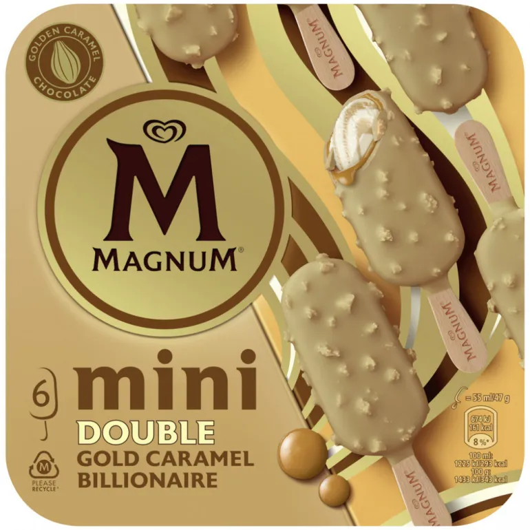 Gelado Mini Double Gold Caramel Billionaire