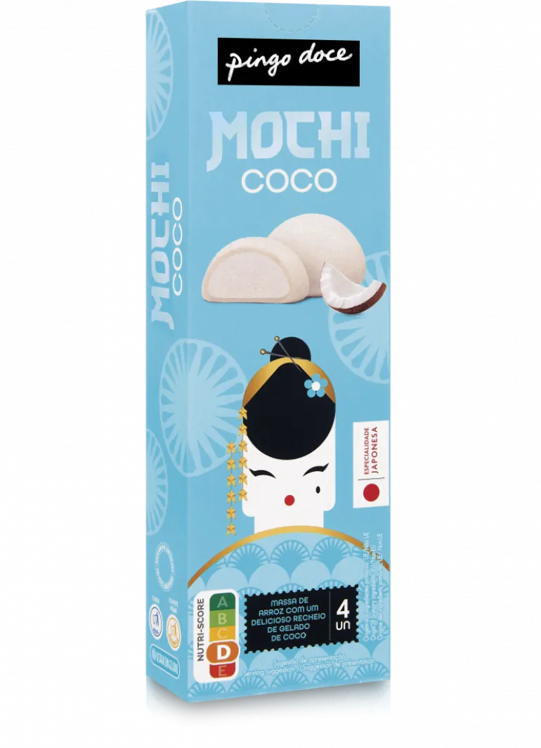 Gelado Mochi de Coco