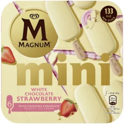 Gelados Mini Chocolate Branco e Morango