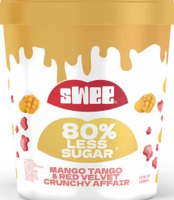 Gelado Vegan de Manga e Red Velvet
