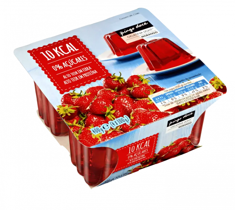 Gelatina de Morango 10Kcal