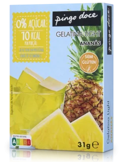 Gelatina em Pó de Ananás 0% Açúcar