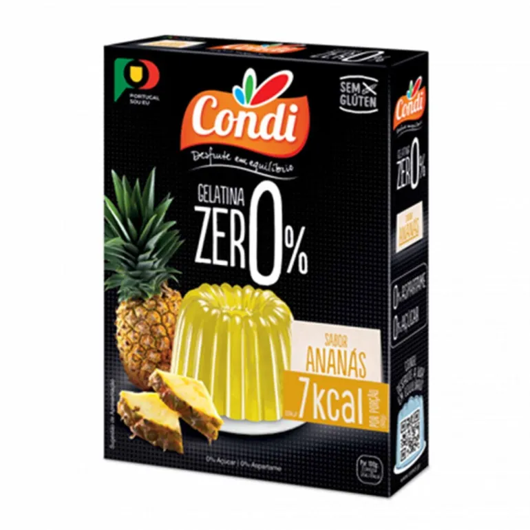 Gelatina em Pó de Ananás 0% Açúcar