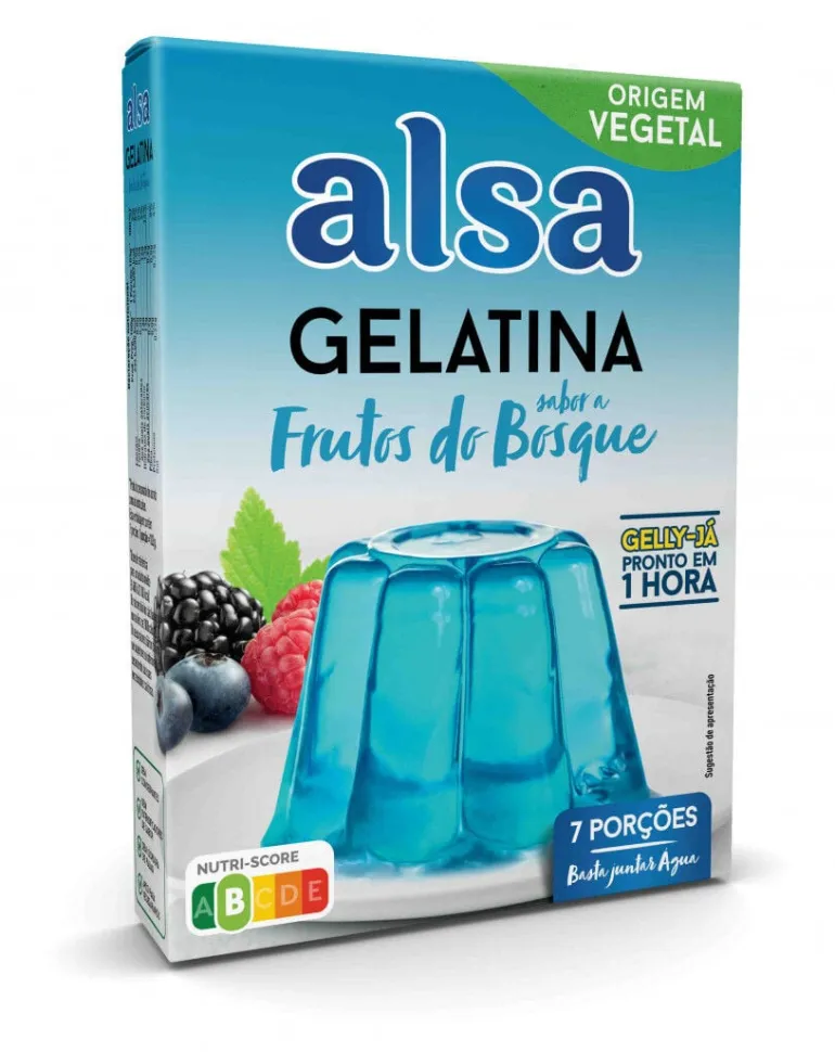 Gelatina em Pó de Frutos do Bosque