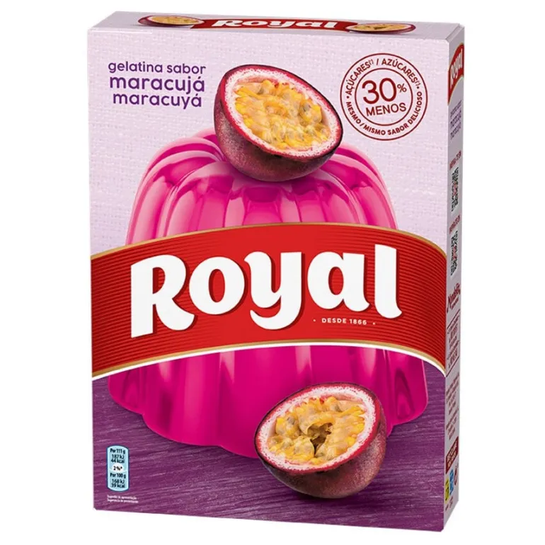 Gelatina em Pó de Maracujá