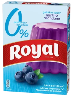 Gelatina em Pó de Mirtilo 0% Açúcar