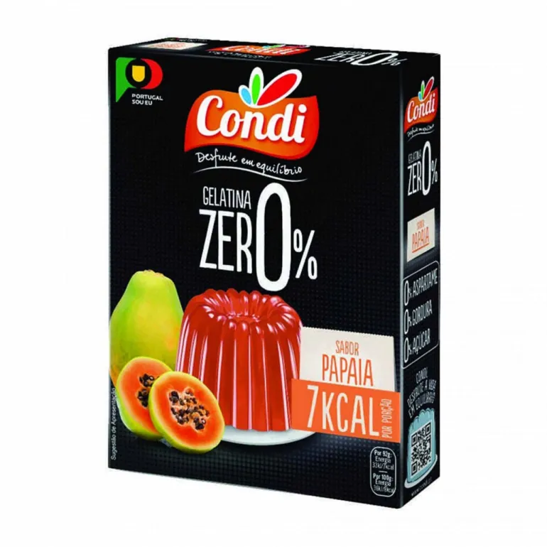 Gelatina em Pó de Papaia 0% Açúcar