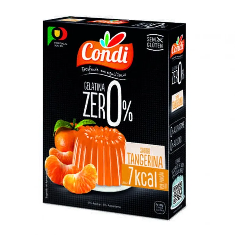 Gelatina em Pó de Tangerina 0% Açúcar